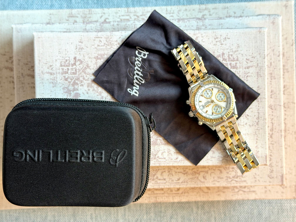 Breitling Chronomat Evolution Automatic Two Tone Chronograph Watch