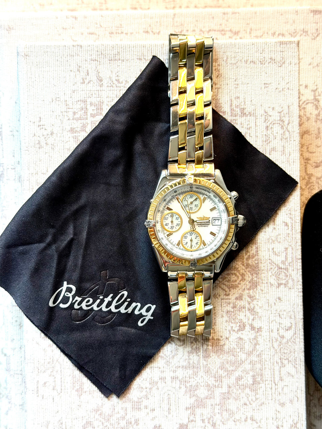 Breitling Chronomat Evolution Automatic Two Tone Chronograph Watch