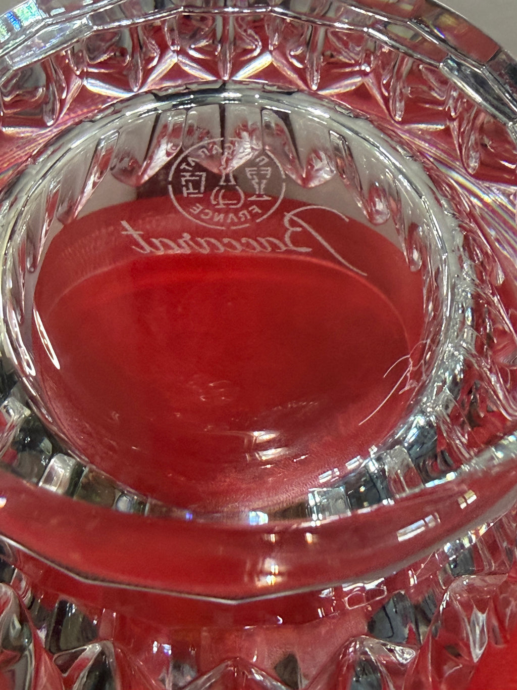 Baccarat Tiara Crystal Tumbler Glasses – Set of 2 with Original Box