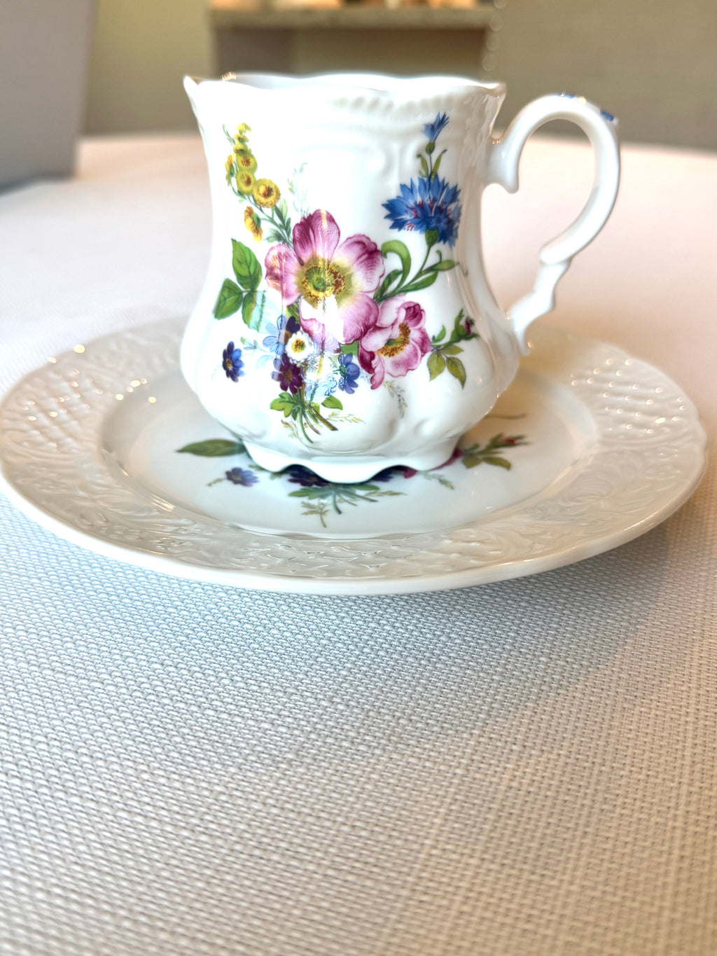 Floral Fine Bone China Teacup & Saucer Set
Alwyn Nelson Collection • Made in England
House of Goebel Bavaria W. Germany Plate