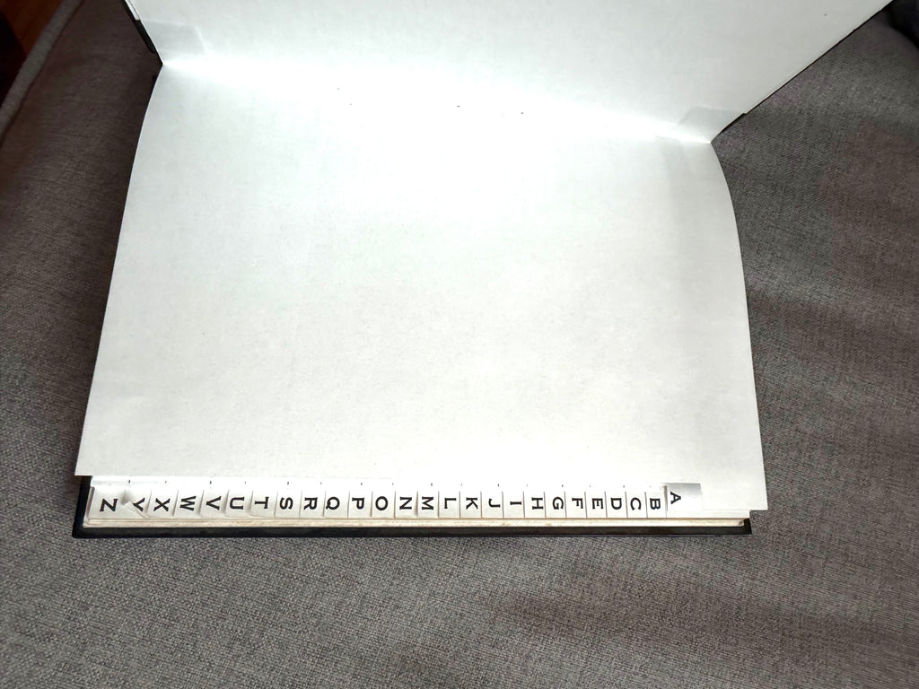 Japanese Lacquer Address Book Black Lacquerware Festival Scene Alphabetized Tabs