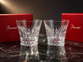 Baccarat Tiara Crystal Tumbler Glasses – Set of 2 with Original Box