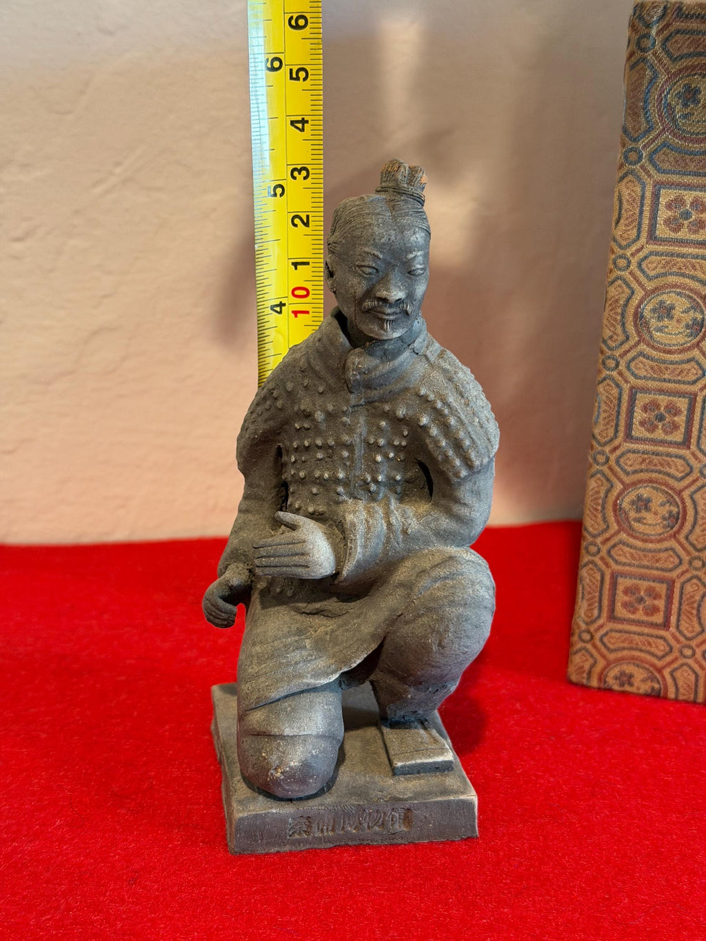 Warrior Figurine – Scholar Guard Sculpture with Original Box Vintage