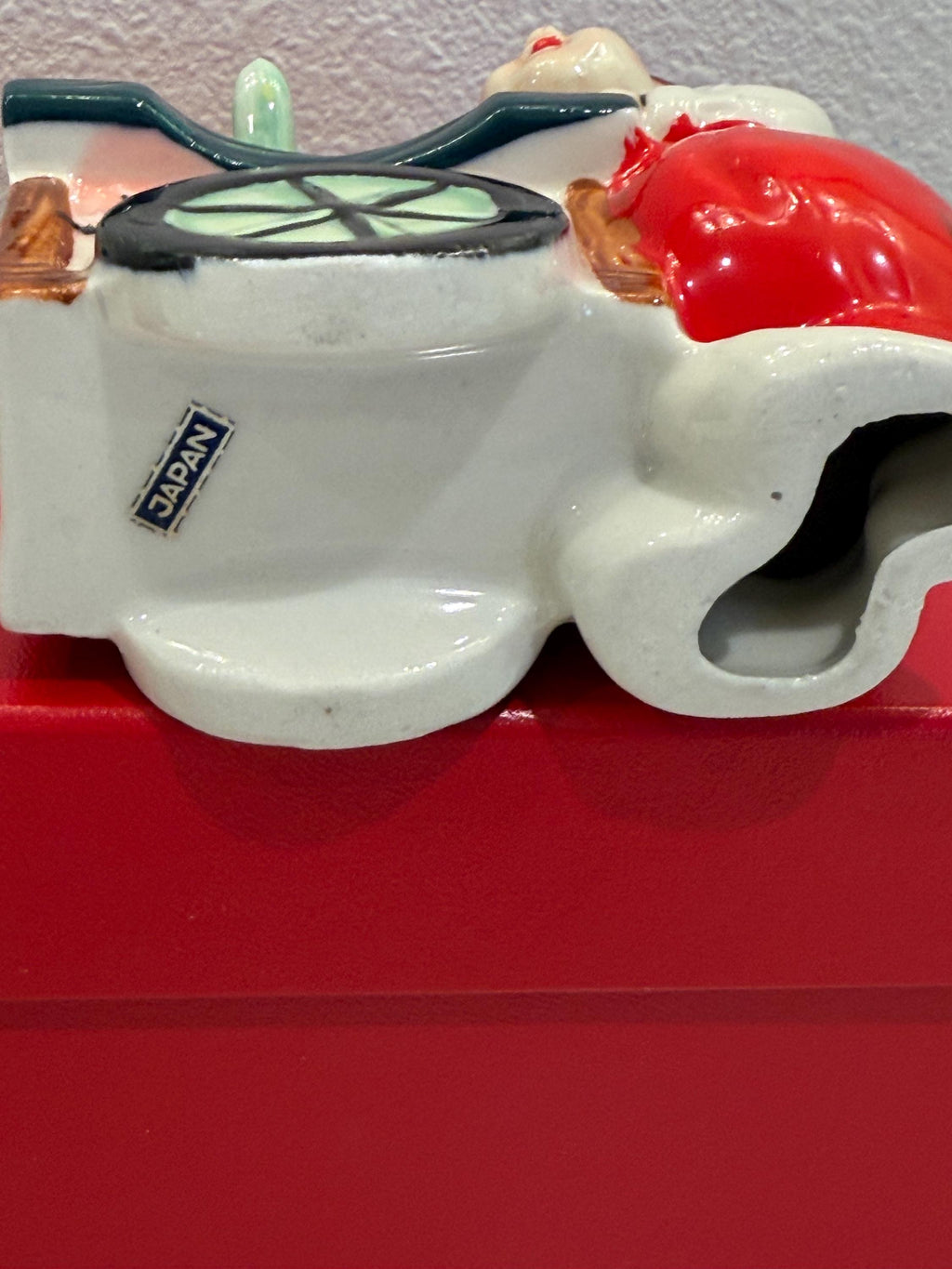 Goldette China Salt & Pepper Shakers | Japanese Boy and Girl Cart