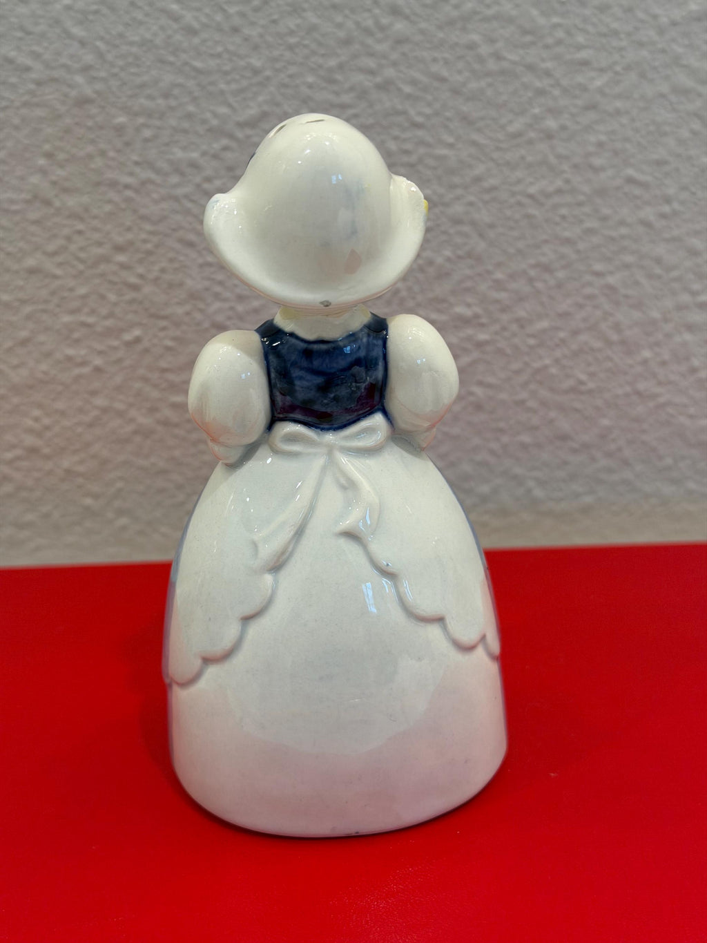 Delft Girl Figurines Holland Windmill, Blue & White Ceramic Set