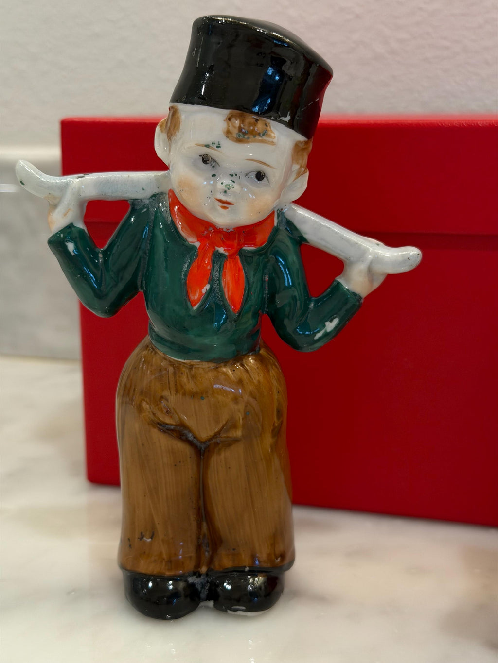 Goldette China Salt & Pepper Shakers | Japanese Boy and Girl Cart