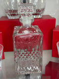 Tequila Decanter Glass Bar Bottle with Stopper Retro Barware Liquor Decanter