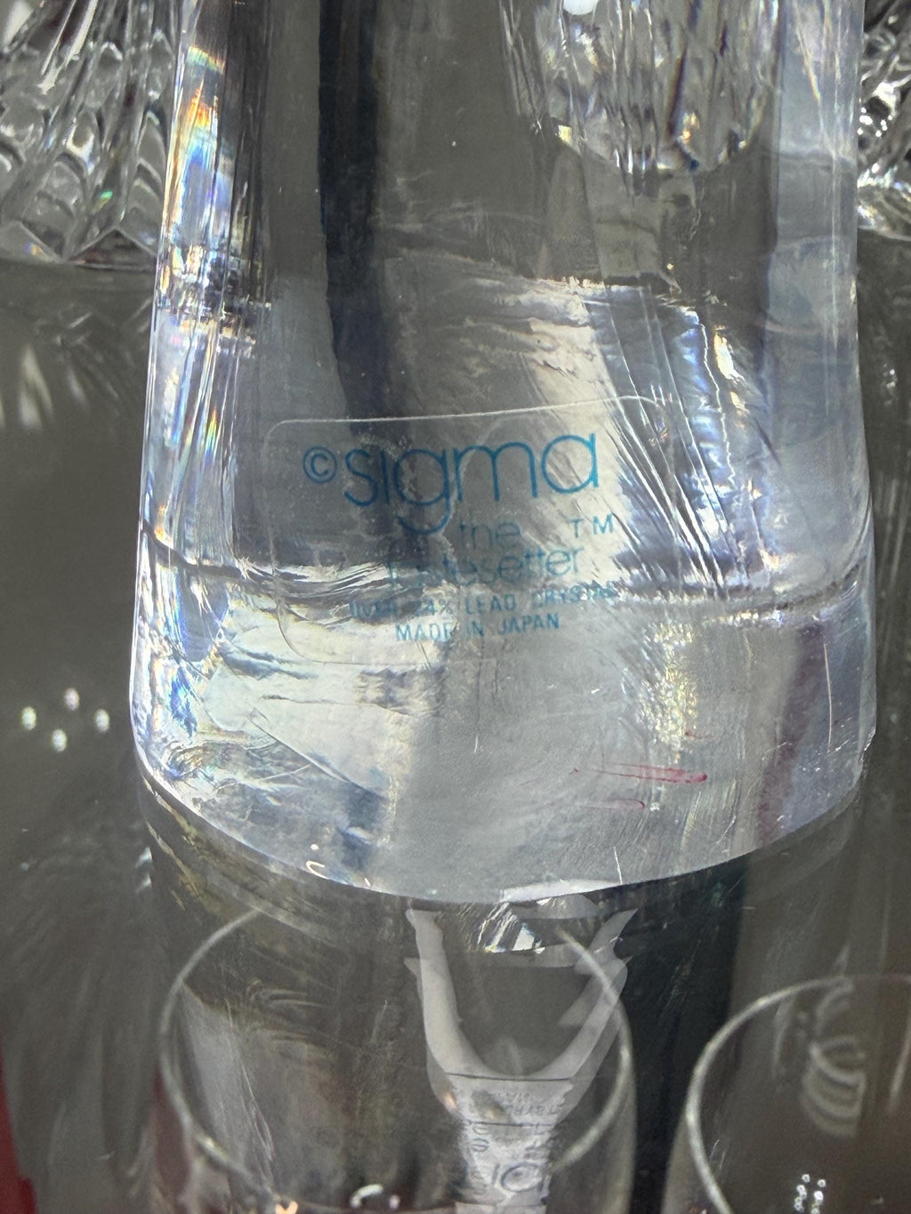 Sigma Tastesetter Lead Crystal Angel Figurine – Japan Guardian Angel Sculpture