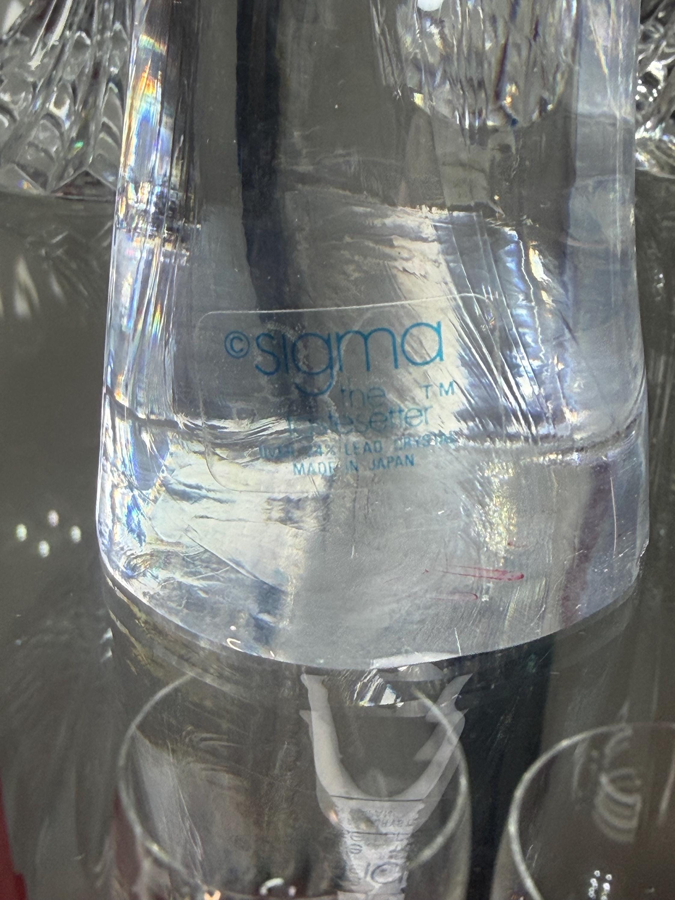Sigma Tastesetter Lead Crystal Angel Figurine – Japan Guardian Angel Sculpture