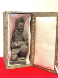Warrior Figurine – Scholar Guard Sculpture with Original Box Vintage