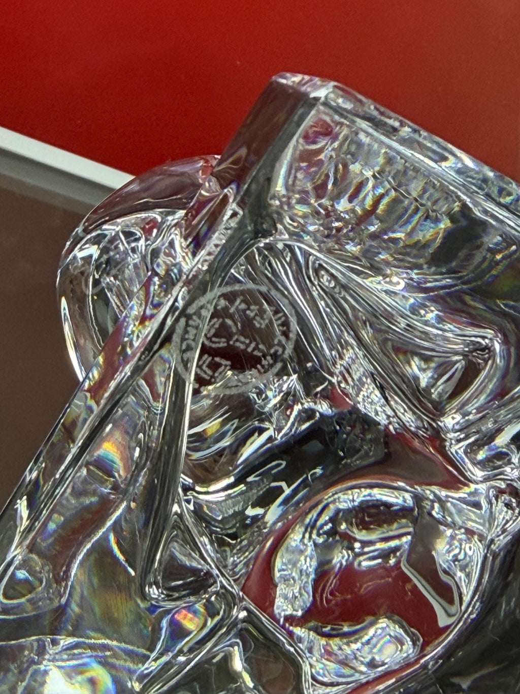 Baccarat Crystal Seal Figurine France Signed Sea Lion Iceberg Sculpture 3.5” Luxury With Box