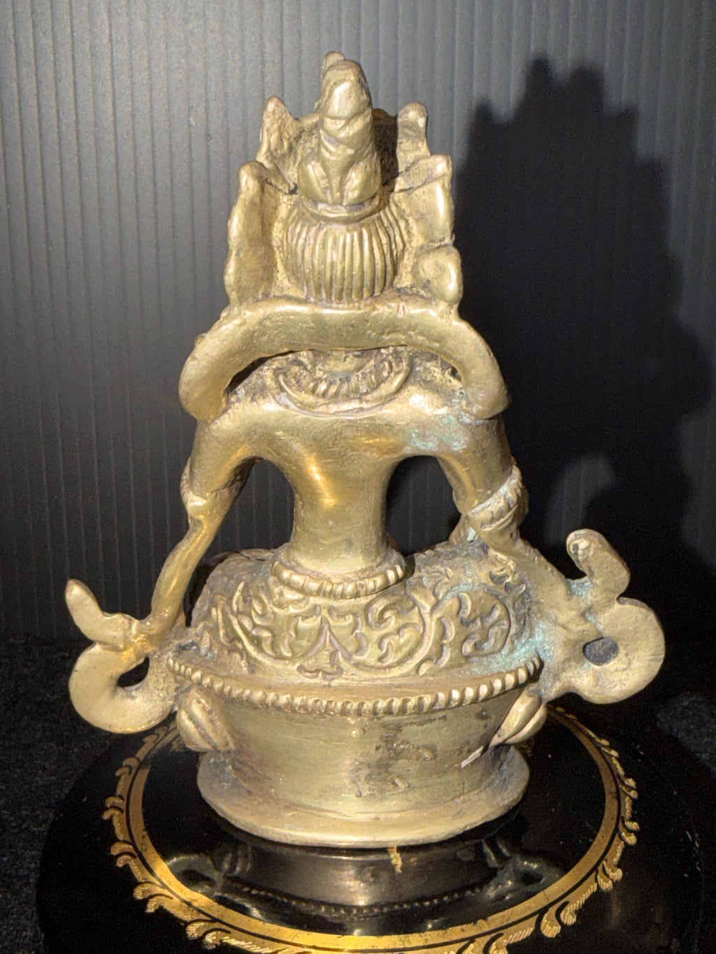 Cast Brass Buddhist Goddess Statue – Tara Style Altar Decor
