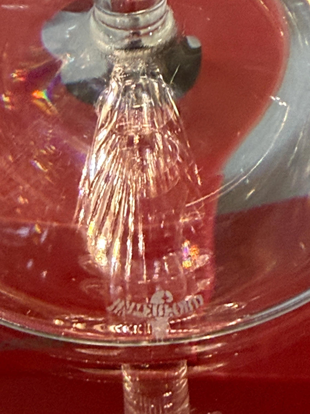Set of 2 Waterford Crystal Tall Wine Goblets, Signed Irish Cut Crystal Stemware