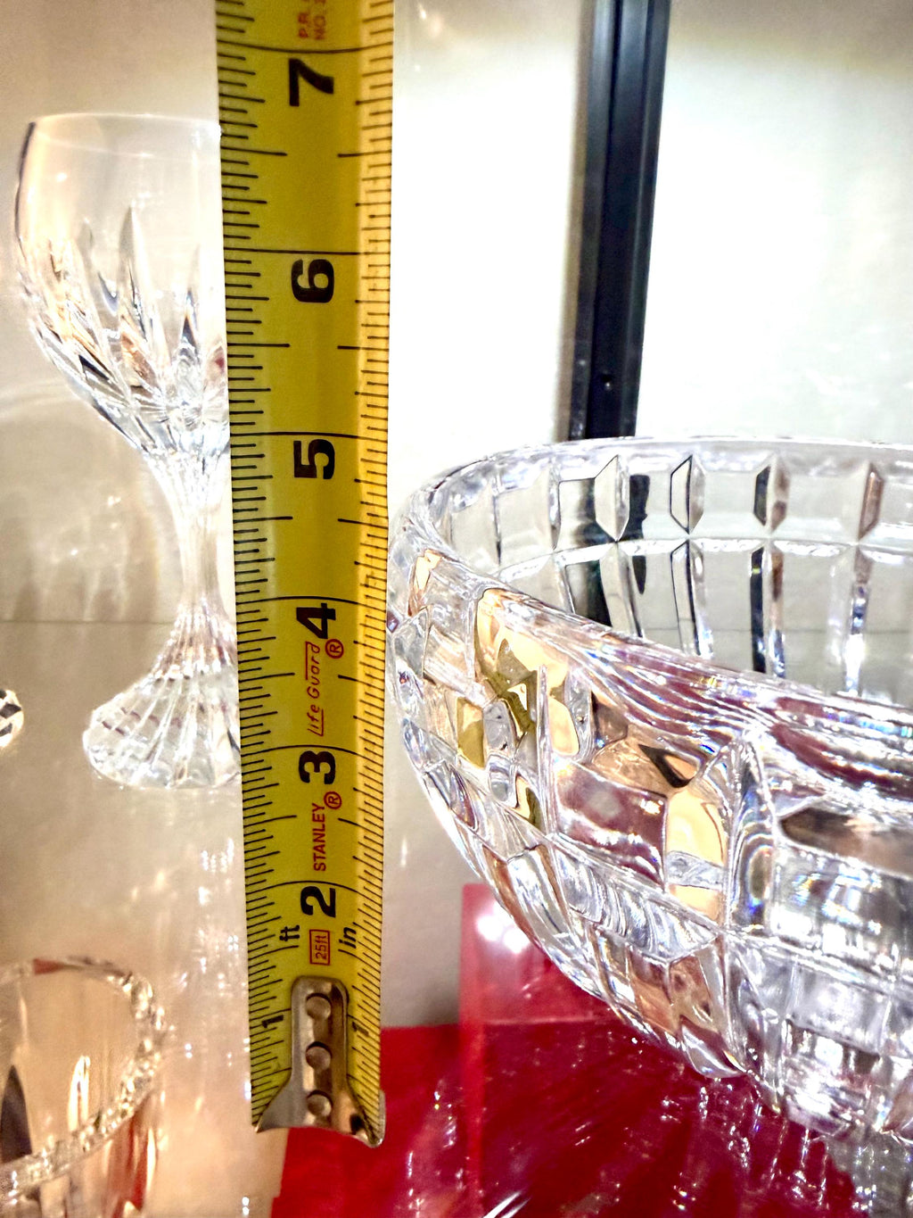 Cut Crystal Bowl | Heavy Lead Crystal Centerpiece | Elegant Serving Dish