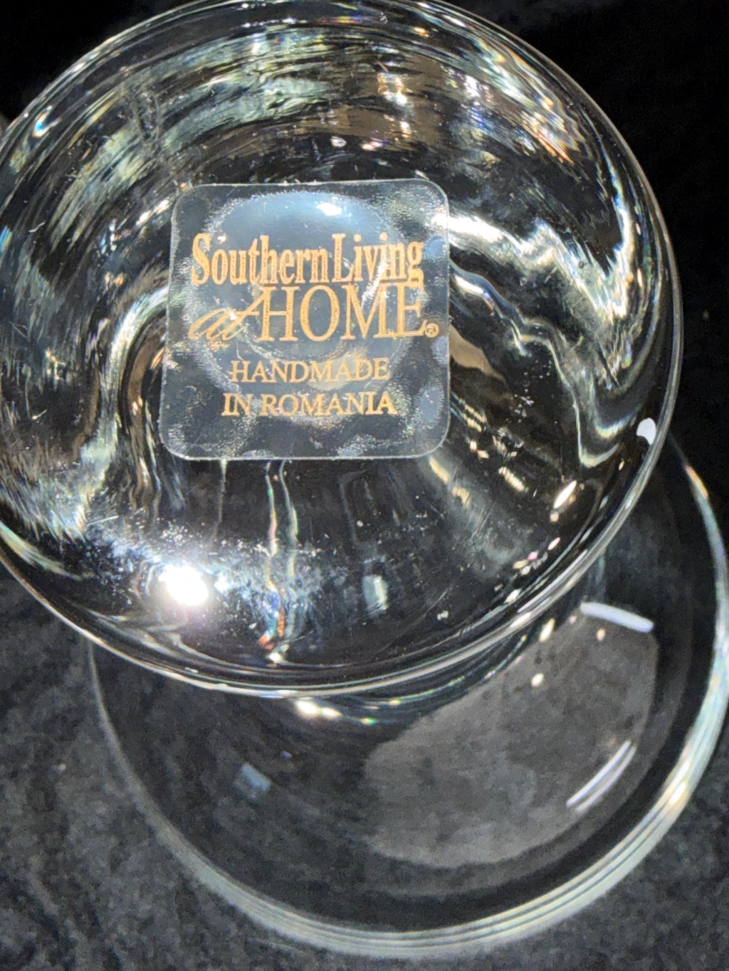 Set of 2 Crystal Coupe Glasses – Handmade Romanian Stemware for Martini, Dessert