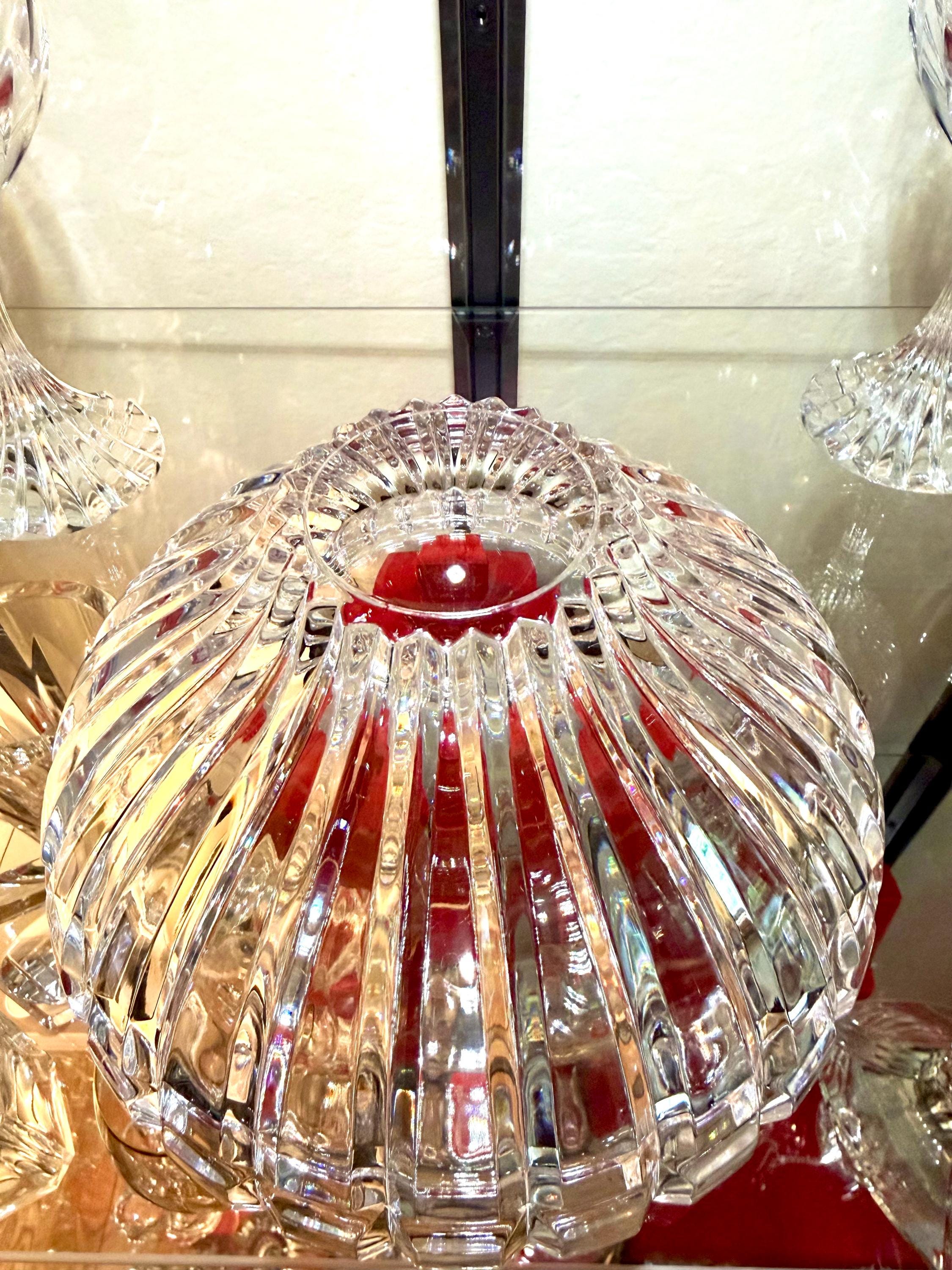 Cut Crystal Bowl | Heavy Lead Crystal Centerpiece | Elegant Serving Dish
