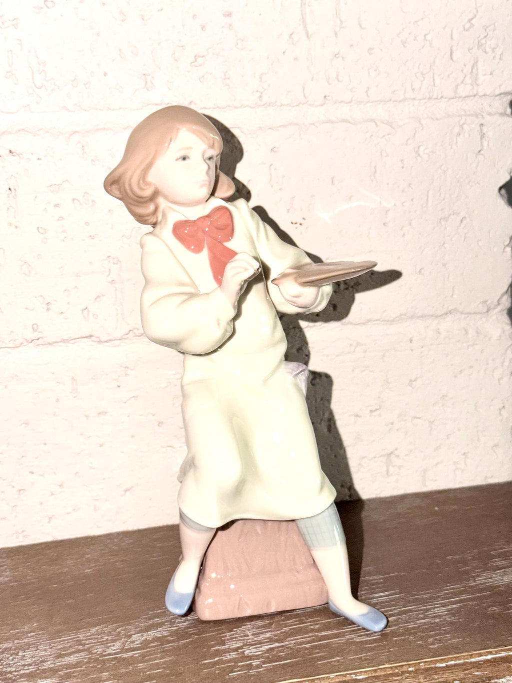 Lladró Porcelain Figurine Boy Artist Painter 1996 Hand Painted Spain Collectible Sculpture