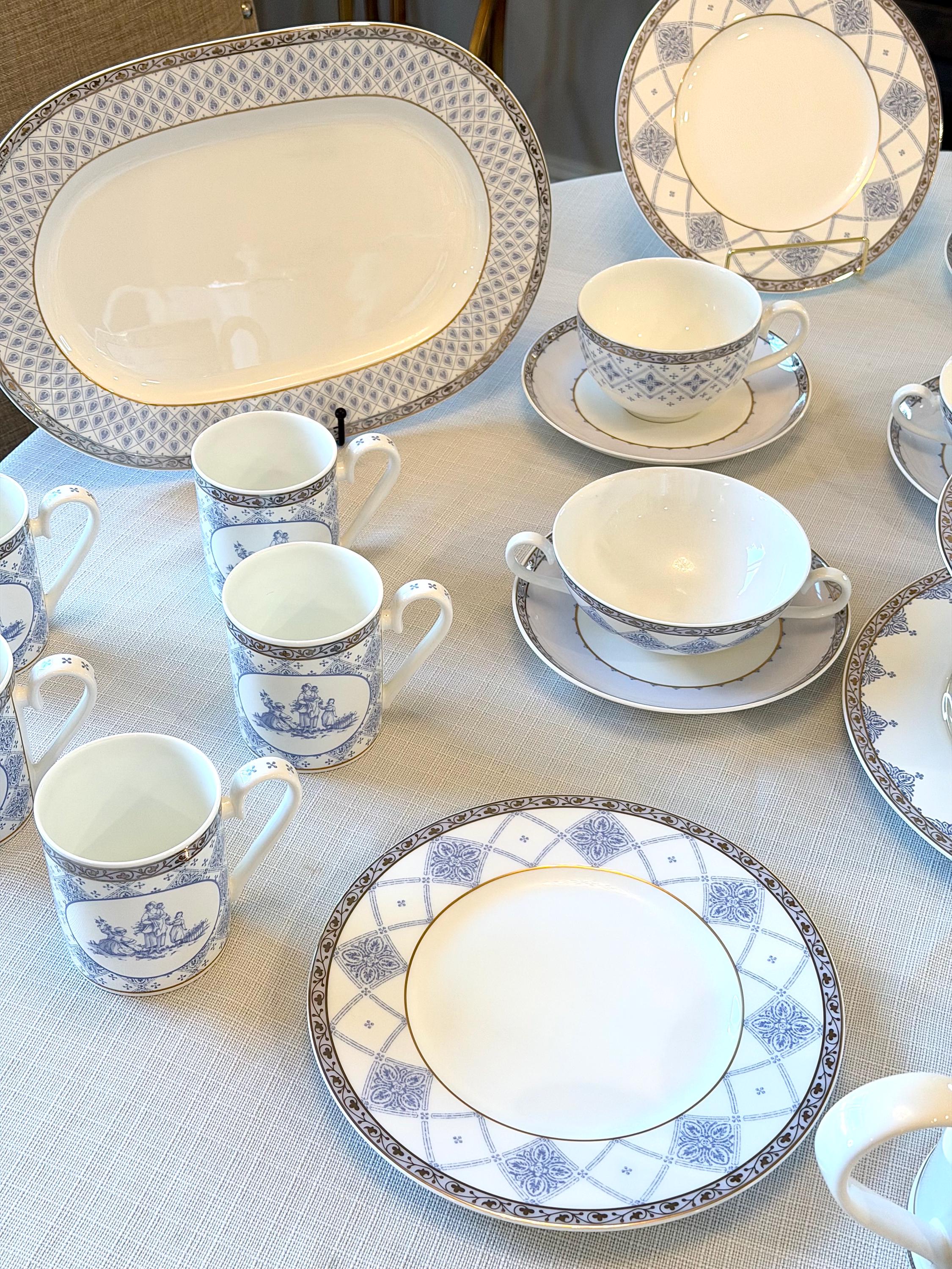 Villeroy & Boch Azurea Bone China Tea Set